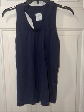 Athleta Women’s Navy Blue Workout Stretch Tank Top Size Small